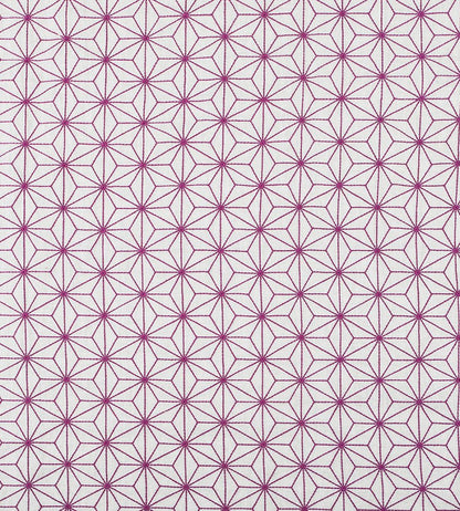 Grande Etoile Fabric by Vanderhurd Cerise/Natural