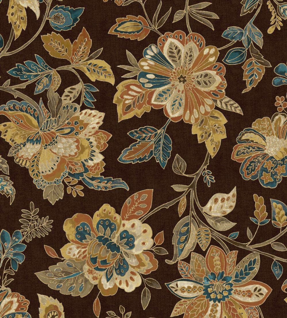 Grande Paridisa Fabric by Arley House Amber