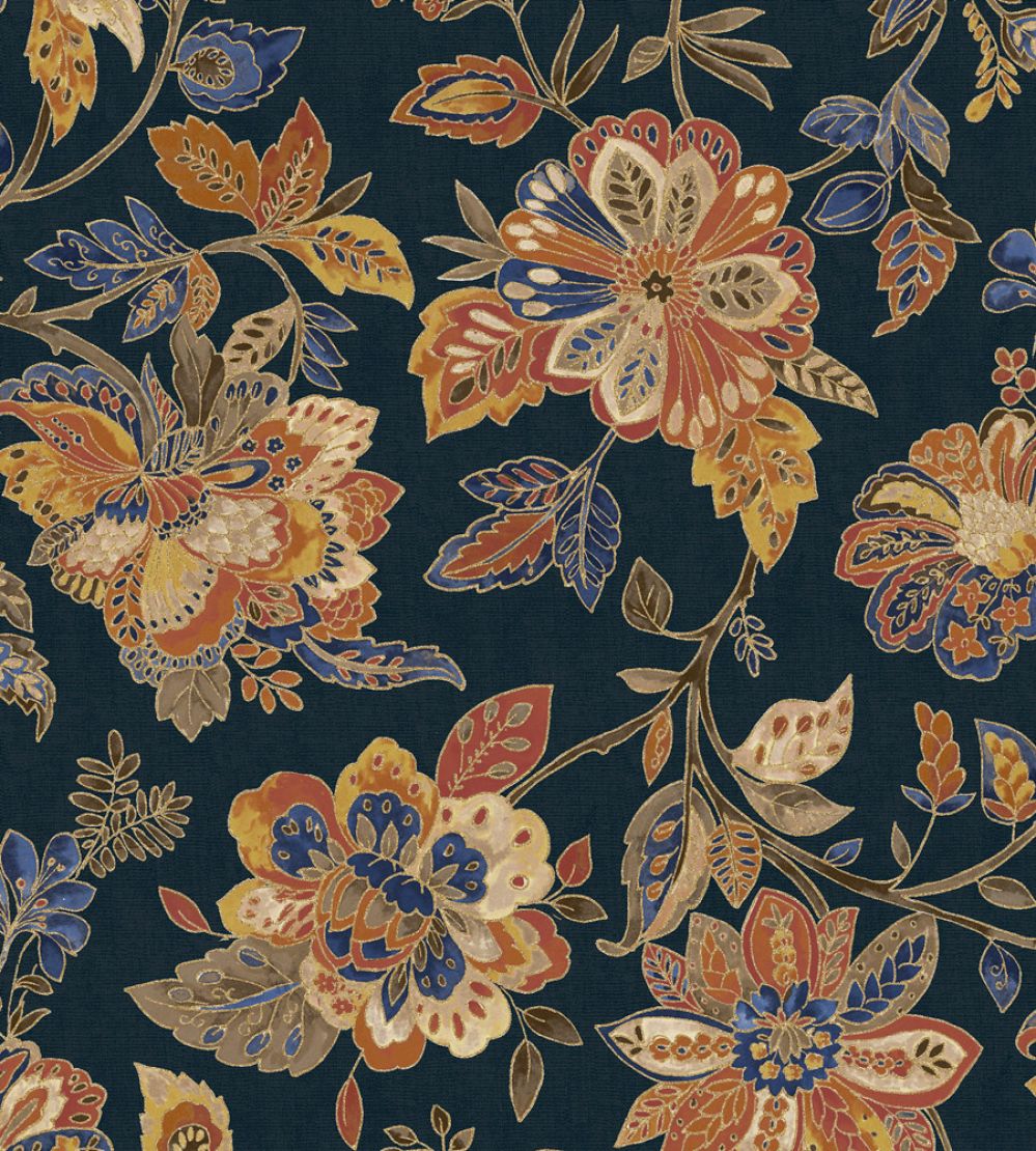 Grande Paridisa Fabric by Arley House Lapis