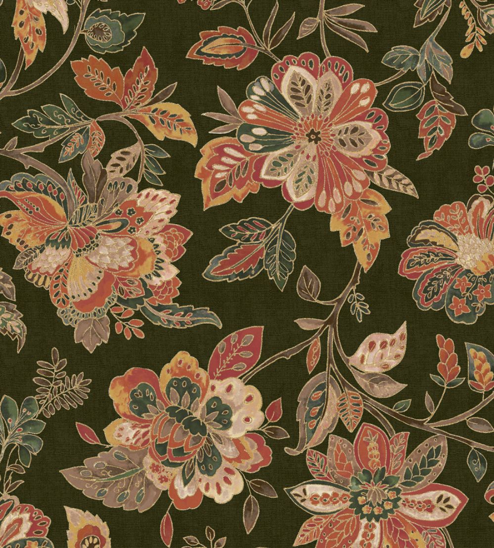 Grande Paridisa Fabric by Arley House Sage