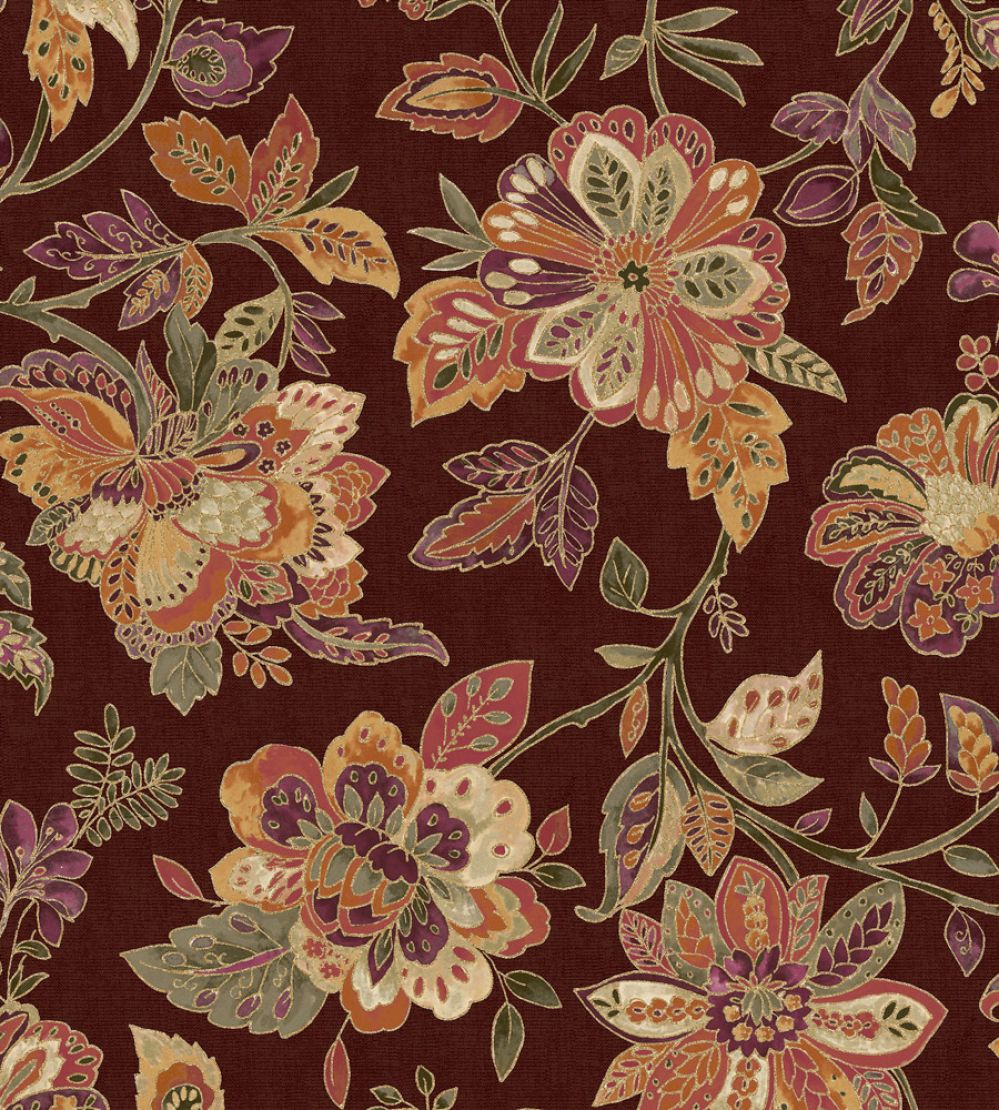 Grande Paridisa Fabric by Arley House Sumac