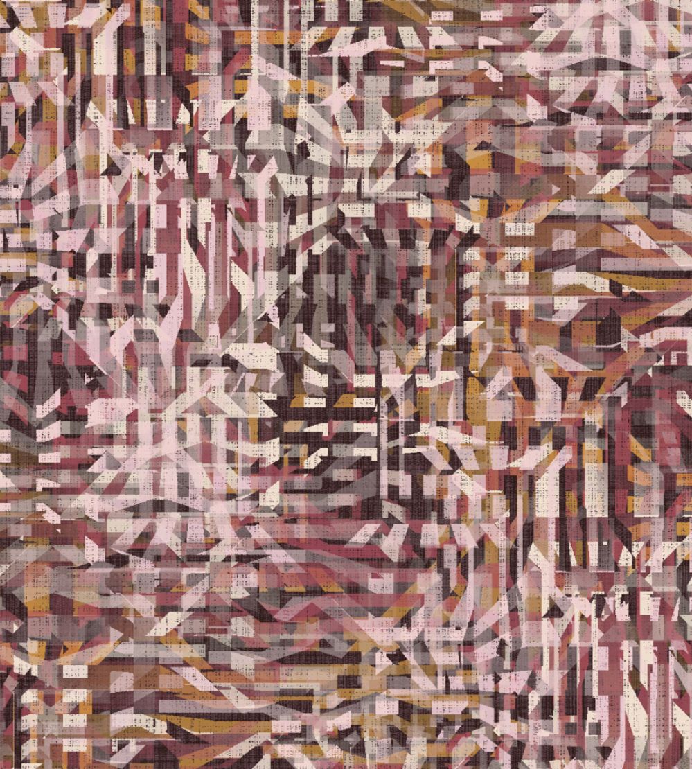 Grande Prism Fabric by Arley House Damson