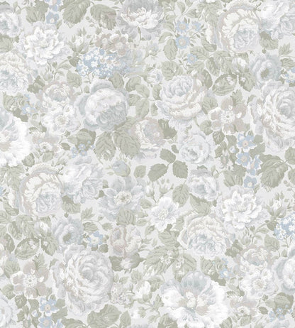 Grande Rose Wallpaper by Jannelli&Volpi Blue
