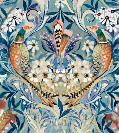 Grande Rostherne Fabric by Arley House Sky