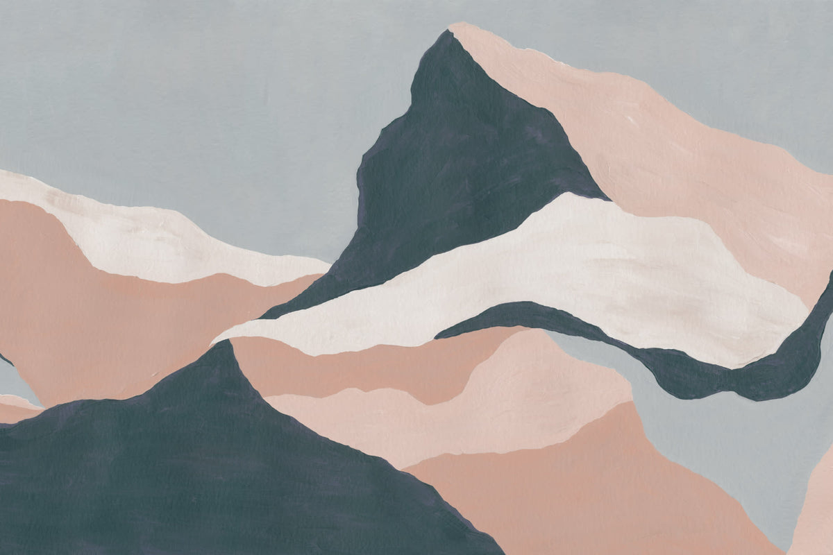Grande Sassière Peach mural by Hovia