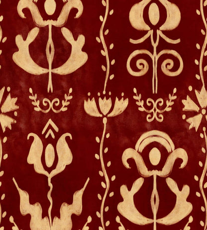 Grandma's Stencil Wallpaper by MINDTHEGAP Scarlet