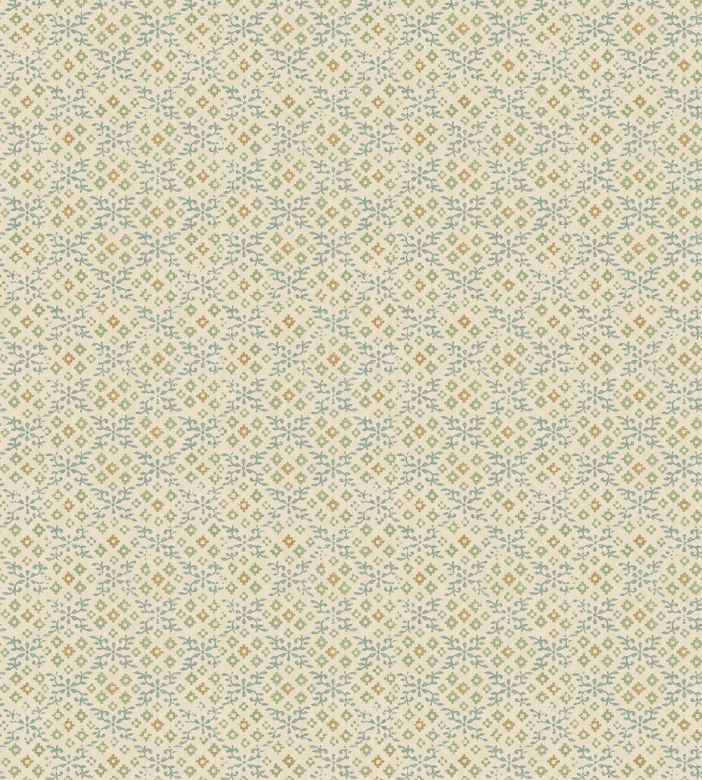 Grantly Wallpaper by GP & J Baker Aqua