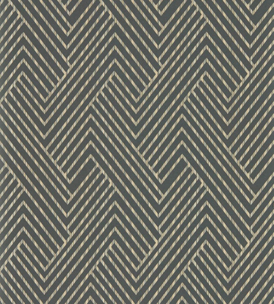 Grassetto Wallpaper by Clarke & Clarke Charcoal