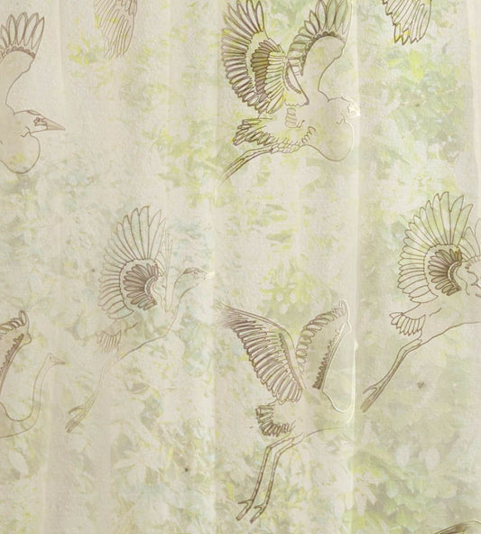 Great Egrets Fabric by Sanderson Silk