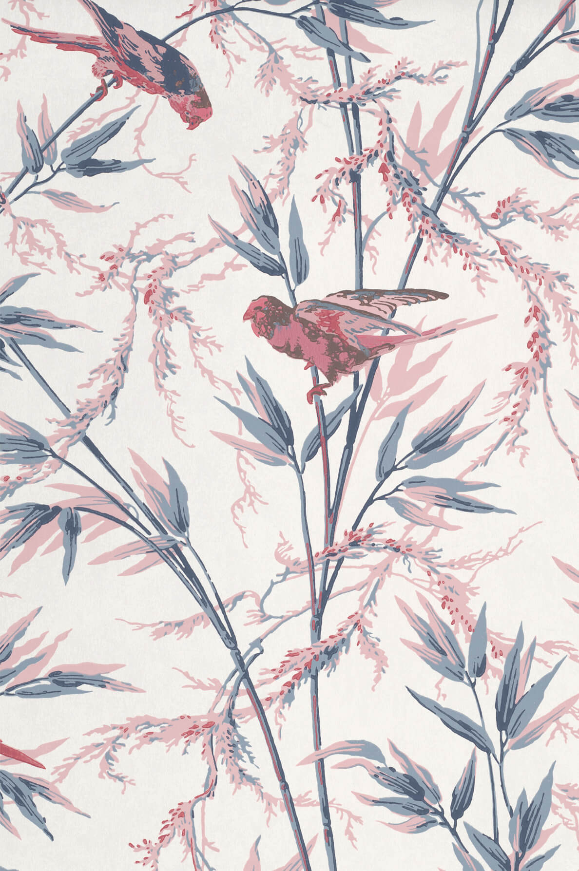 Great Ormond St wallpaper by Little Greene in Carmine