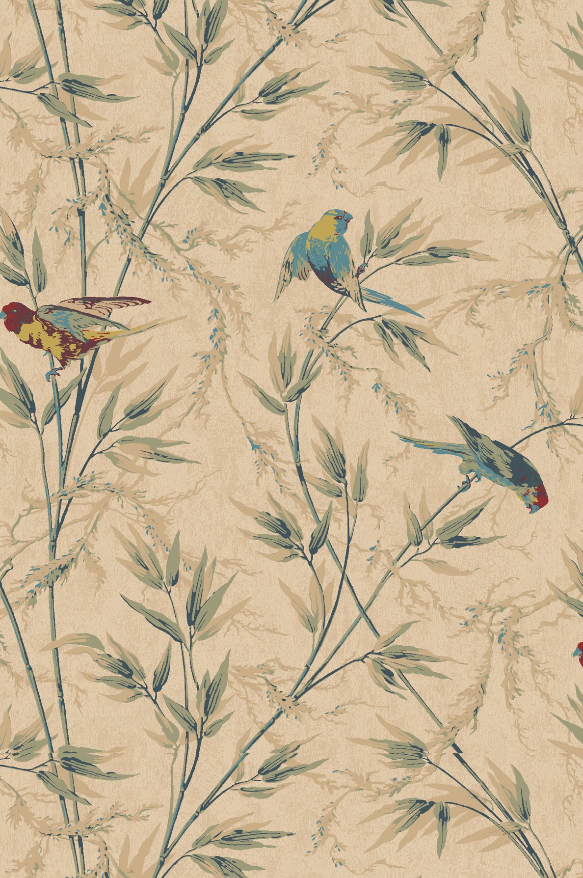 Great Ormond St wallpaper by Little Greene in Parchment
