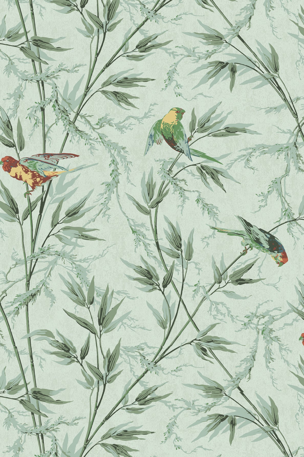 Great Ormond St wallpaper by Little Greene in Verditure