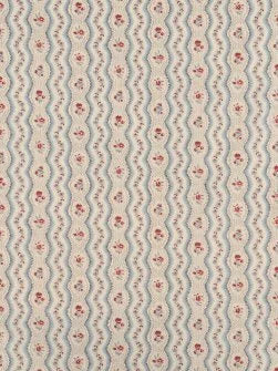 Greuze Fabric by Le Manach in Bleu Rouge (L4216003)