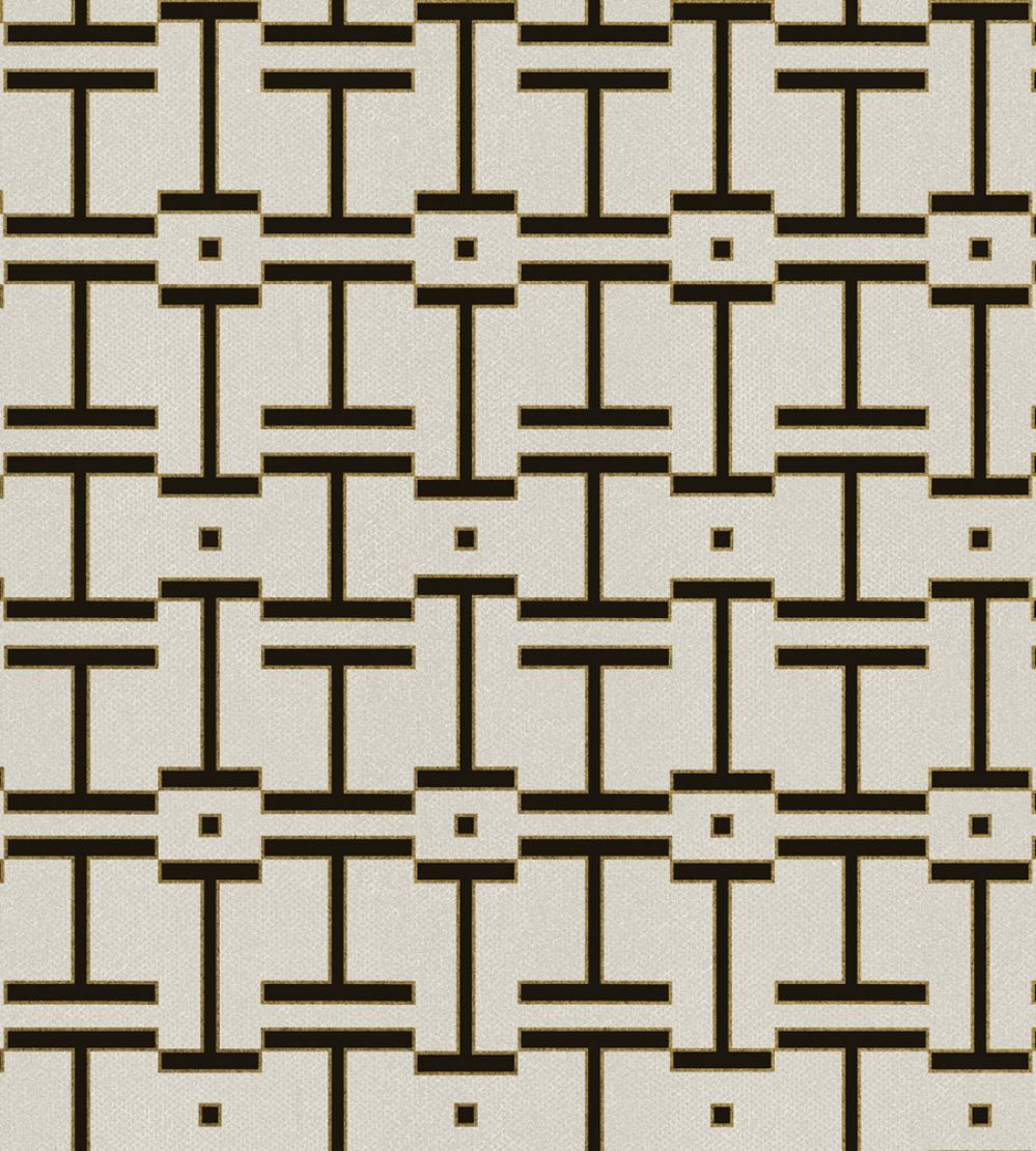 Grid Wallpaper by Coordonne Cotton