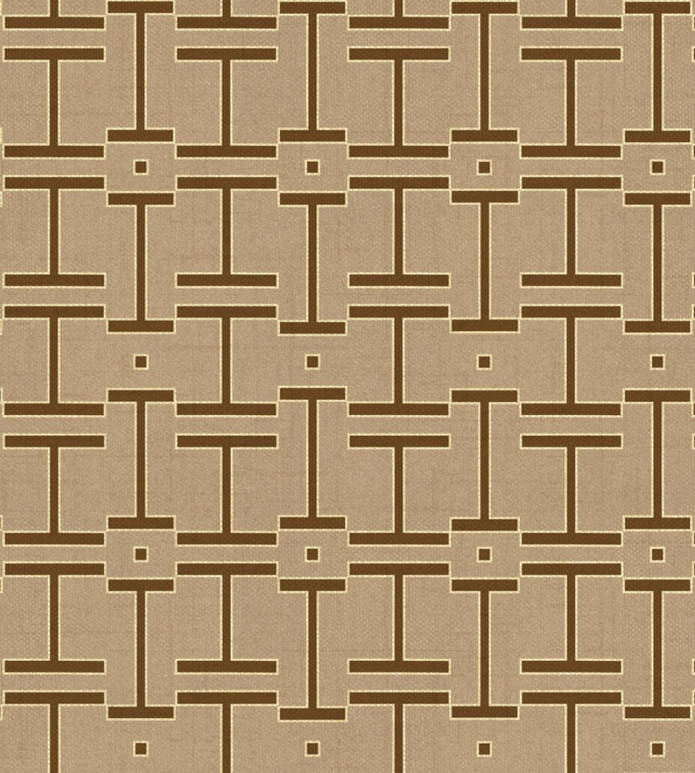 Grid Wallpaper by Coordonne Sand