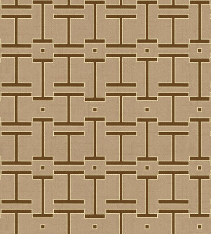 Grid Wallpaper by Coordonne Sand