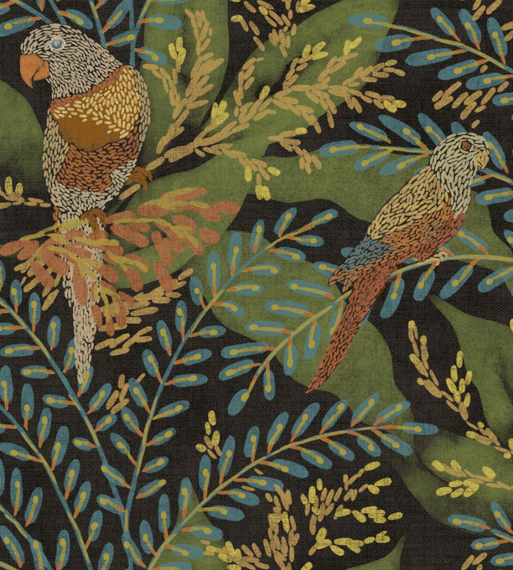 Guacamayos Wallpaper by Tres Tintas Ebano