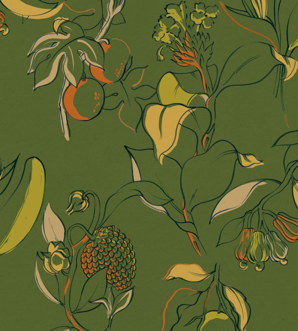 Guanabana Wallpaper by Tres Tintas Lima