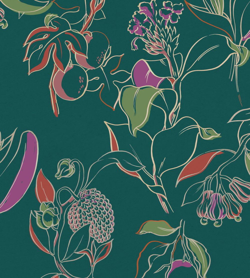 Guanabana Wallpaper by Tres Tintas Turquesa