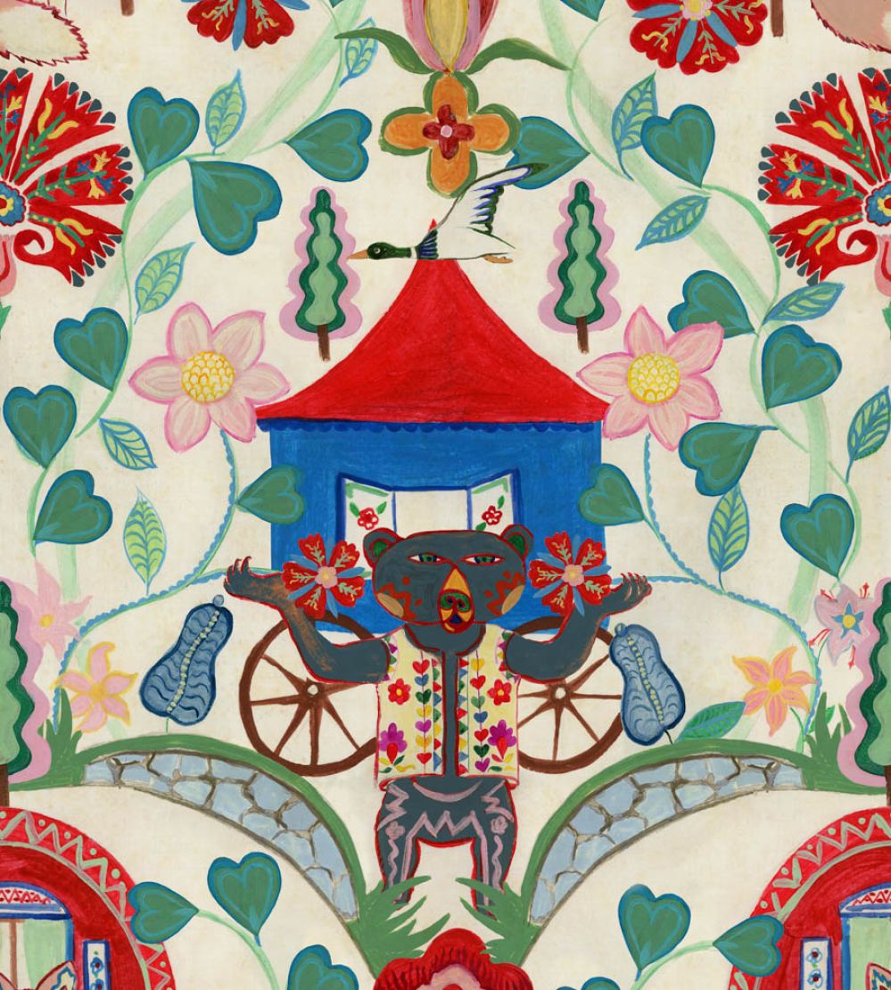 Gypsy Fairytale Wallpaper by MINDTHEGAP Cream