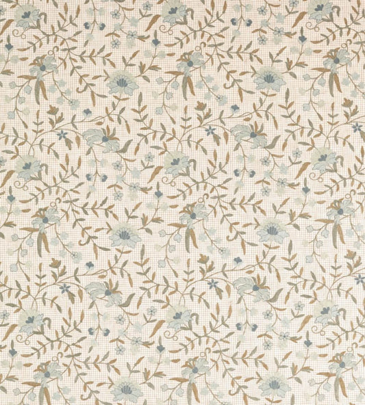 Habington Fabric by Sanderson Porcelain/Thyme