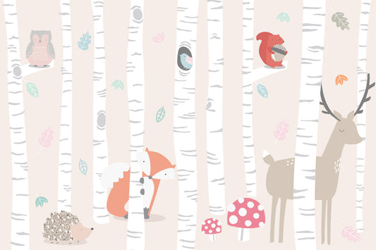 Habitat Pink mural by Hovia