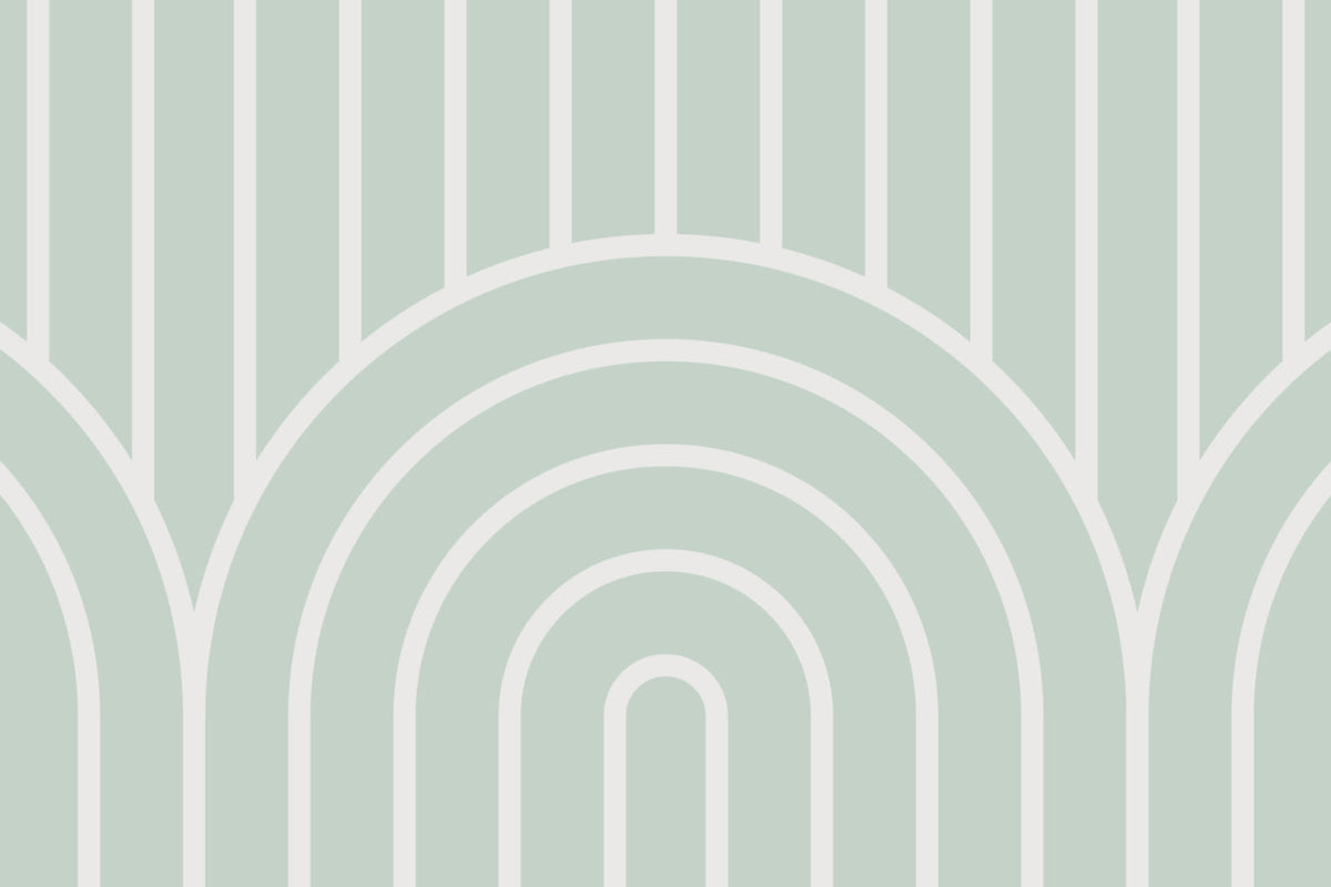 Hairpin Green wallpaper by Hovia