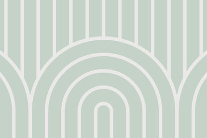 Hairpin Green wallpaper by Hovia
