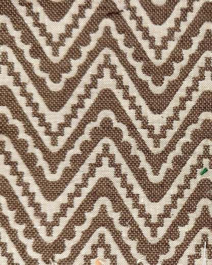 Haku Fabric by Fleurons d'Hélène in Nutmeg