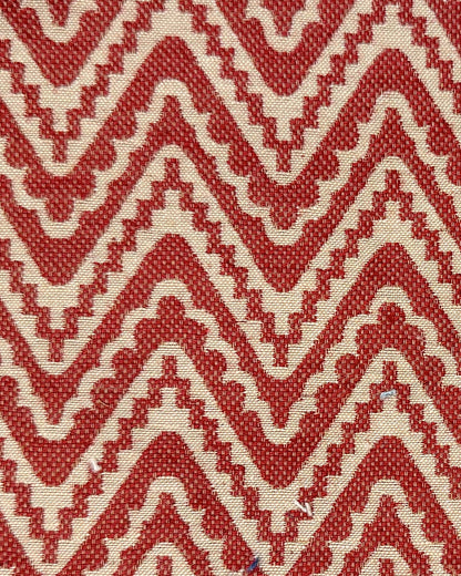 Haku Fabric by Fleurons d'Hélène in Rouge