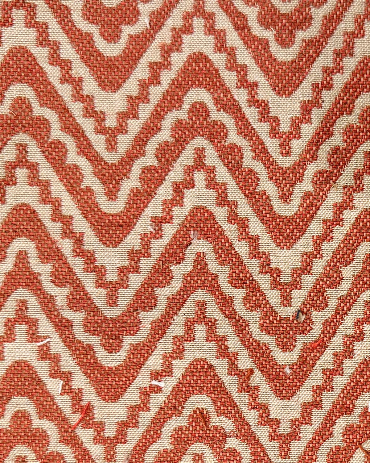 Haku Fabric by Fleurons d'Hélène in Sienna