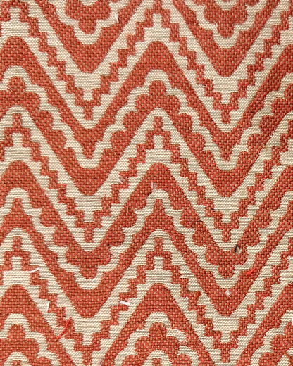 Haku Fabric by Fleurons d'Hélène in Sienna