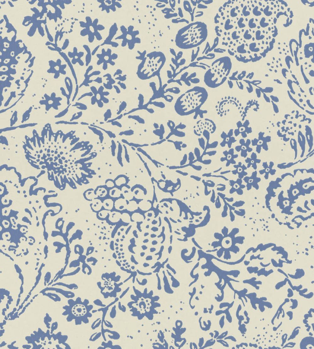 Halcyon Days Wallpaper by Langelid Von Bromssen True Blue