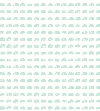 Hale Bale Wallpaper by Ohpopsi Soft Teal
