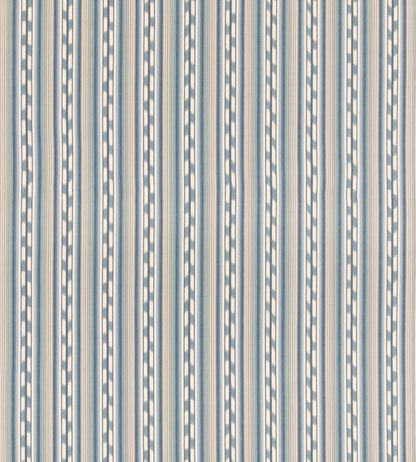 Halki Stripe Fabric by GP & J Baker Blue