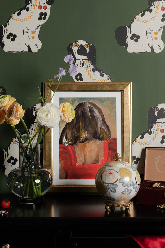 Halo Wallpaper by Studio Lisa Bengtsson in Original, room view
