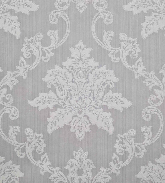 Hampton Wallpaper by 1838 Wallcoverings Grey