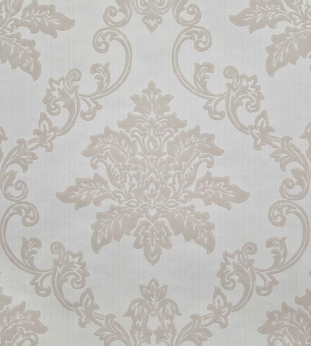 Hampton Wallpaper by 1838 Wallcoverings Ivory Cream