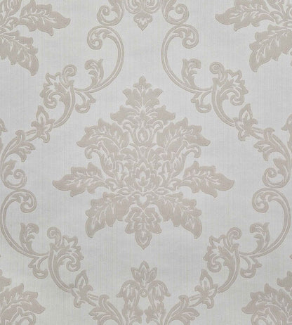 Hampton Wallpaper by 1838 Wallcoverings Ivory Cream