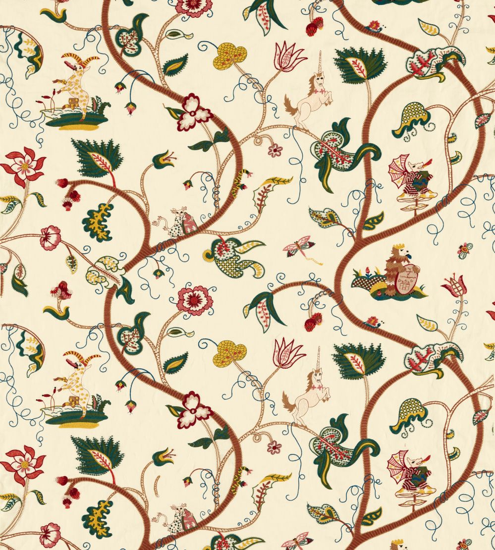 Hampton Embroidery Fabric by Zoffany Tapestry