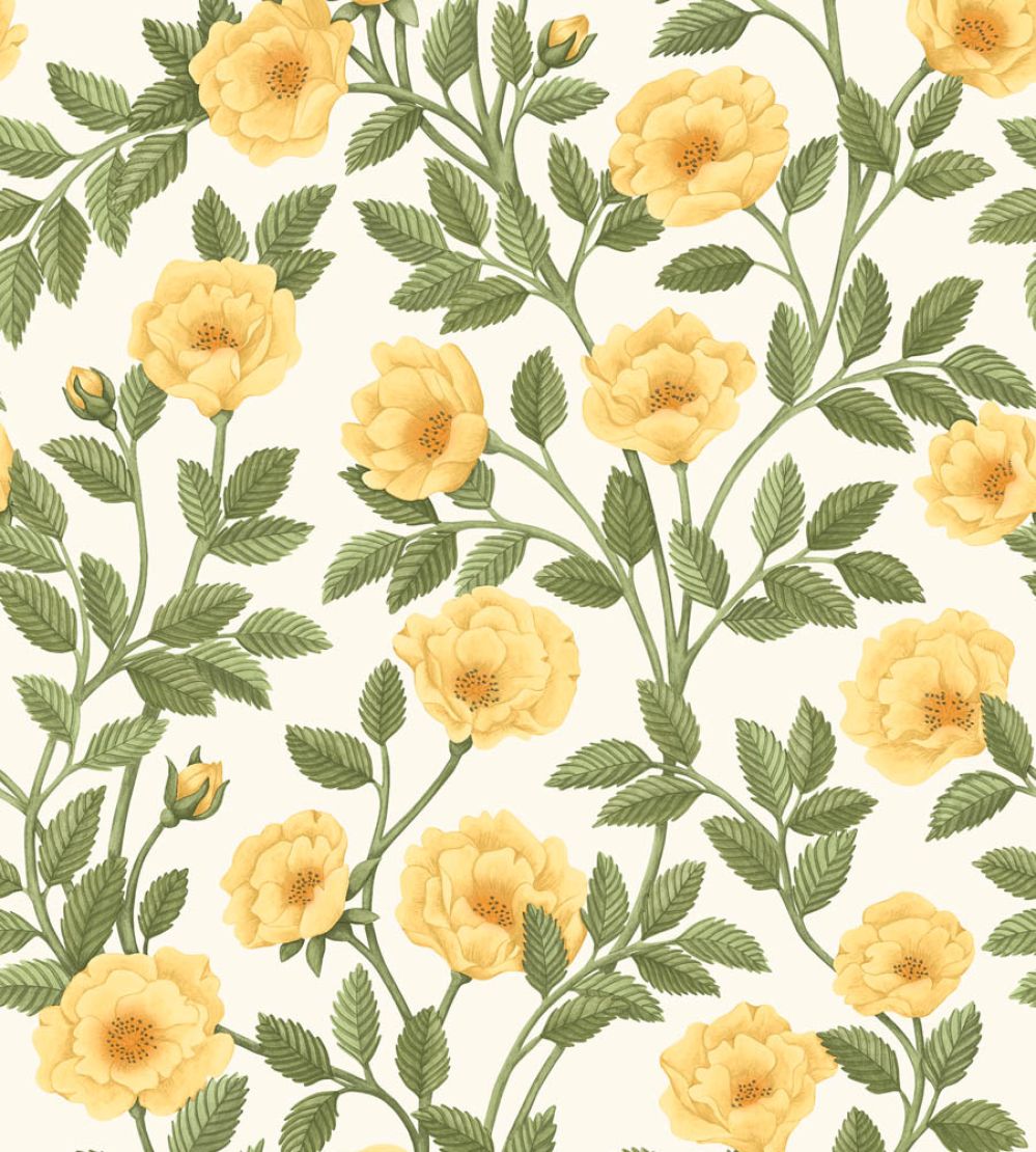 Hampton Roses Wallpaper by Cole & Son Marigold
