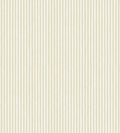 Hand Painted Stripe Wallpaper by Josephine Munsey Maitland Green/Cotswold White