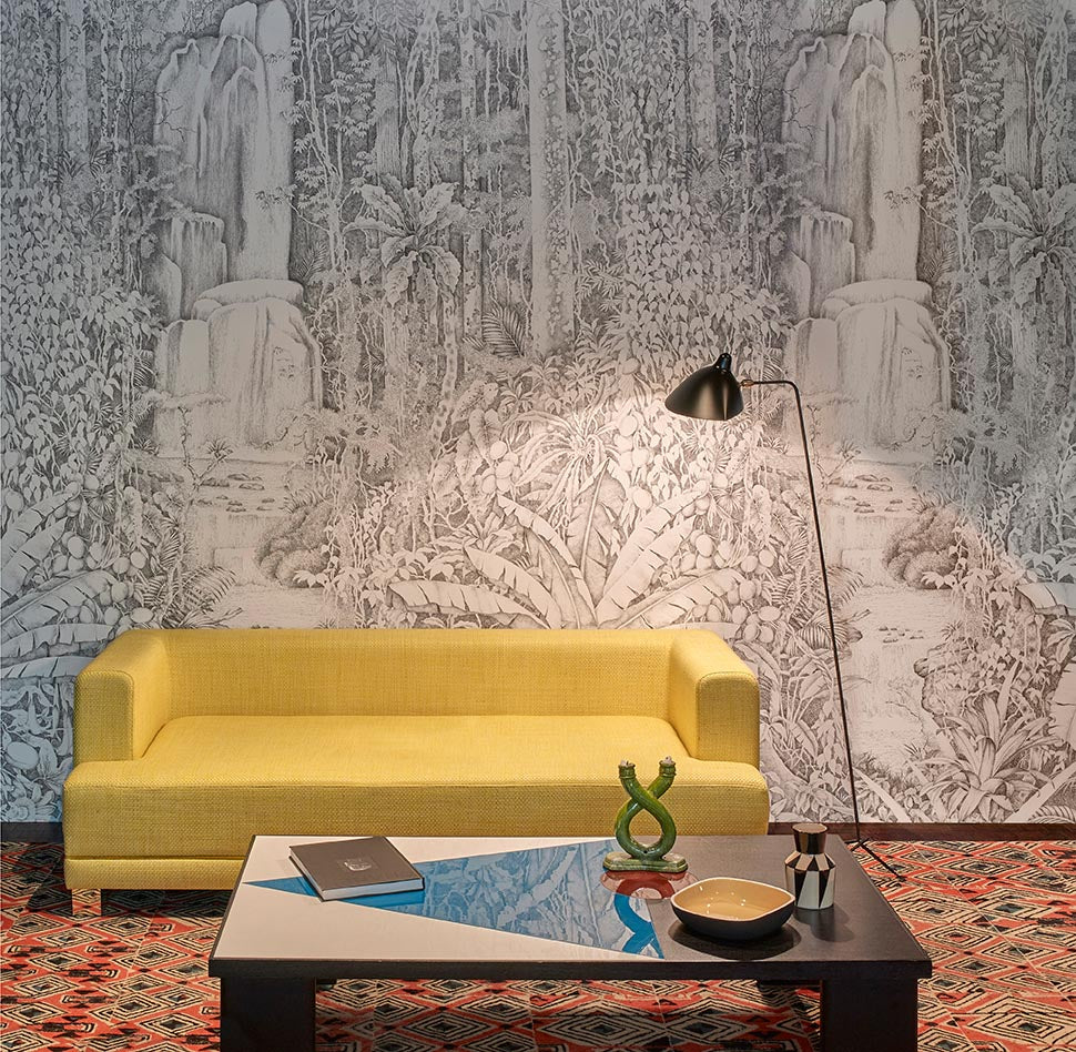 Hanoi Fabric by Pierre Frey shown in a room setting (view 2)