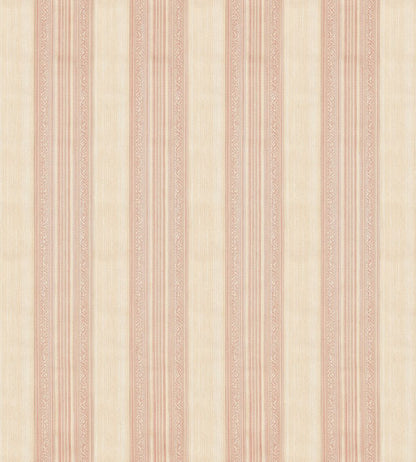 Hanover Stripe Fabric by Zoffany Tuscan Pink