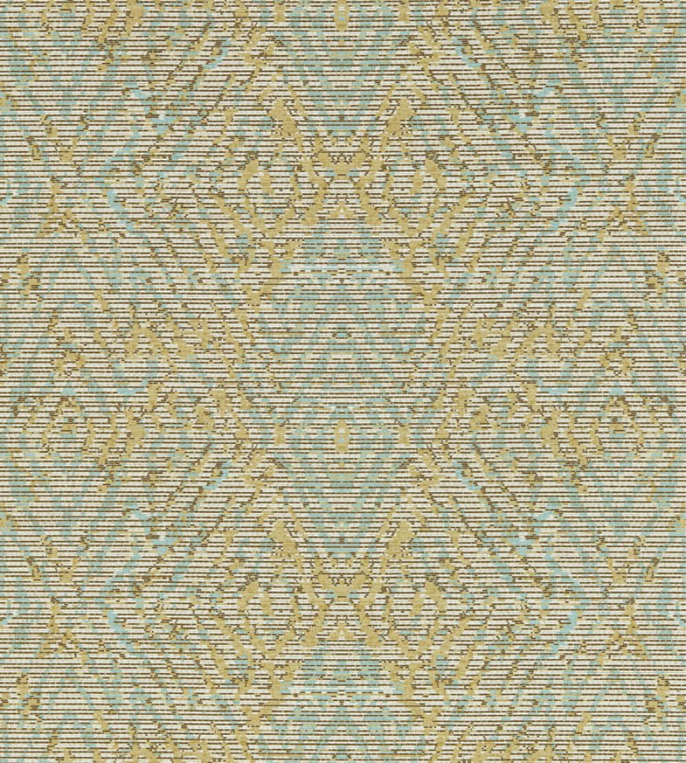 Hansha Wallpaper by Harlequin Buttermilk/Sky