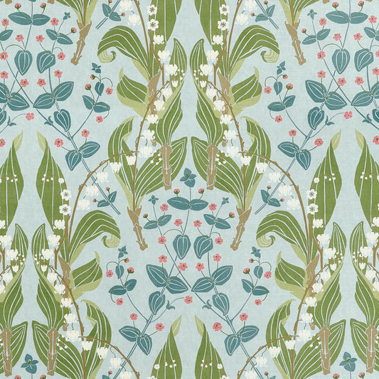 Harbor Springs Fabric by Thibaut in Spa Blue (F914618)