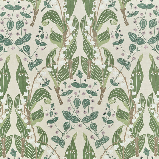 Harbor Springs Fabric by Thibaut in Sage & Green (F914619)