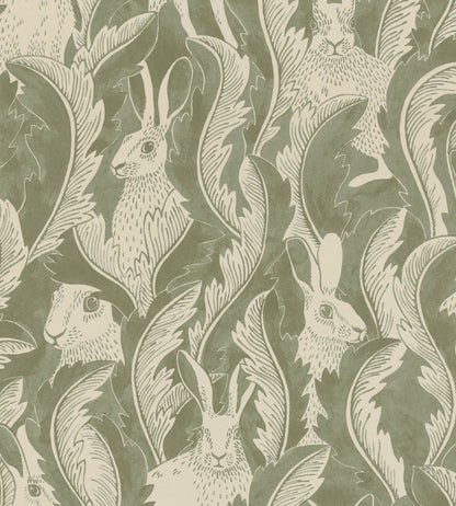 Hares In Hiding Wallpaper by Langelid Von Bromssen Aloe