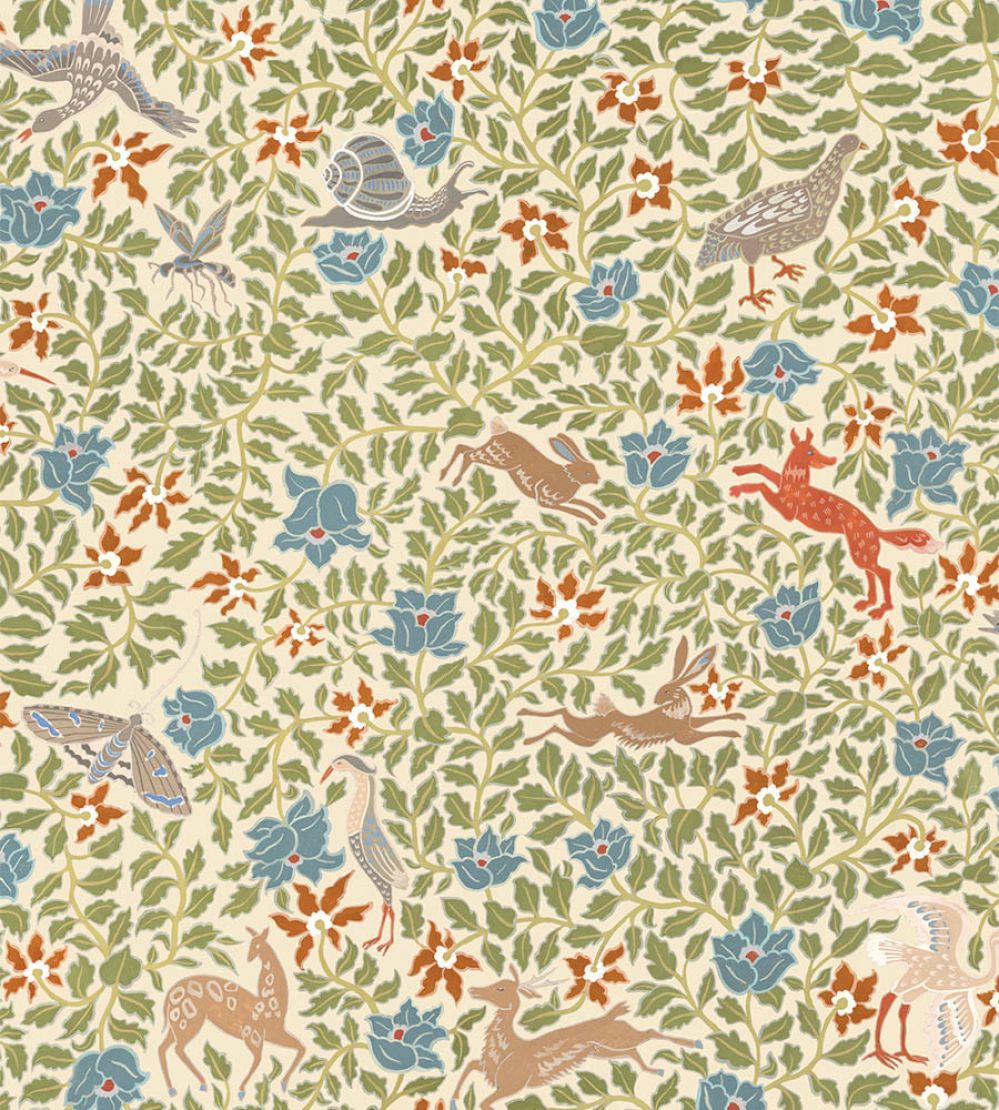 Haresfield Walk Wallpaper by Josephine Munsey Cream