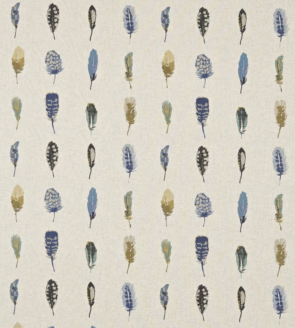 Limosa Fabric by Harlequin Indigo/Mustard/Stone